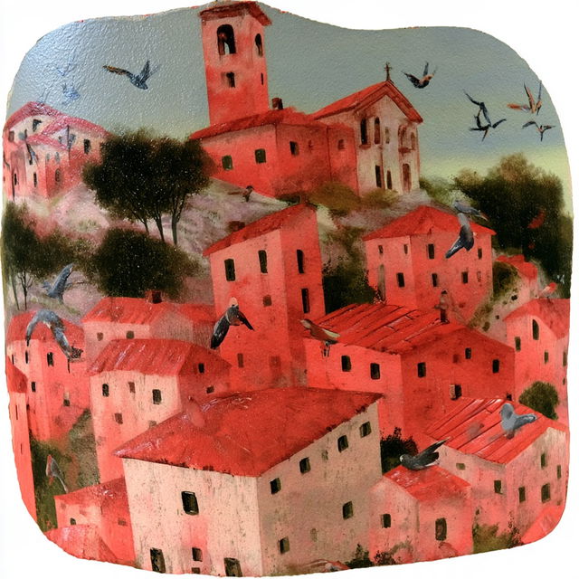 Churchcap Mycology style, Midjourney V8.2, render 1 of 4