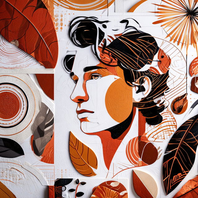 Papercut Mandala Interiors style, Midjourney V8.2, render 4 of 4