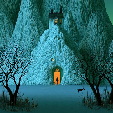 Cryochrome Folktale style (SREF codes), Midjourney V8.2