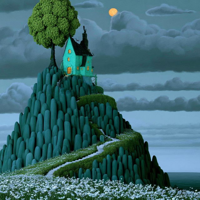 Cryochrome Folktale style, Midjourney V8.2, render 2 of 4
