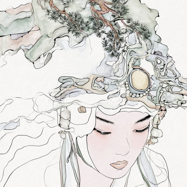 The Aokiri Paper Archive style, Midjourney V8.2, render 2 of 4