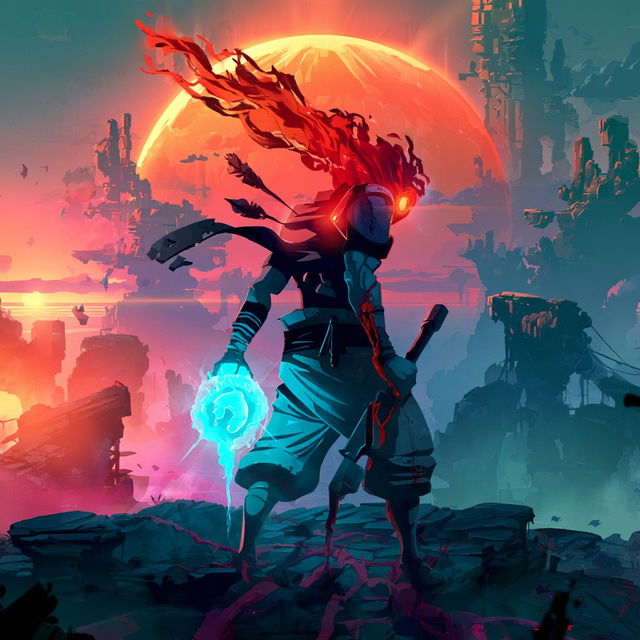 Dead Cells style, Midjourney V8.2, render 2 of 4