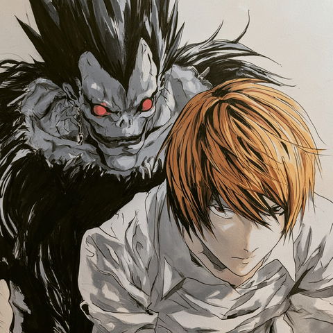 Death Note style (Titles), Midjourney V8.2