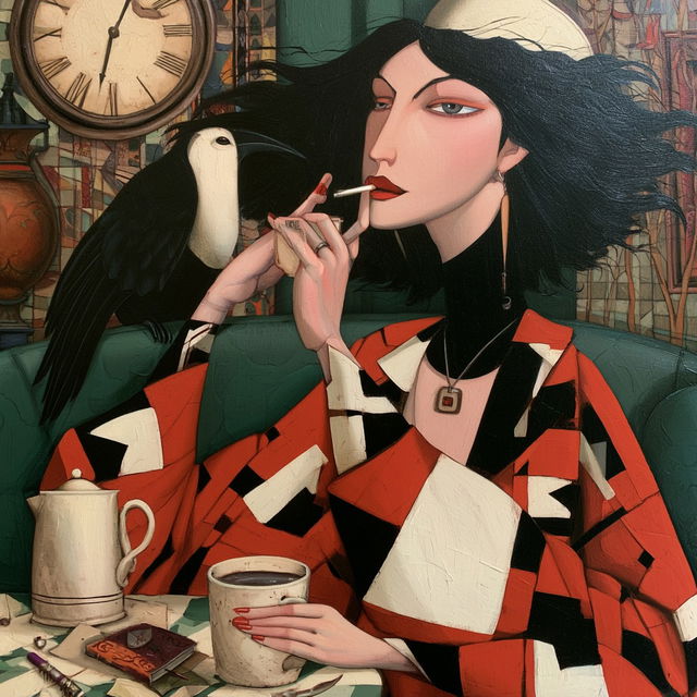 Debbie Criswell style, Midjourney V8.2, render 4 of 4