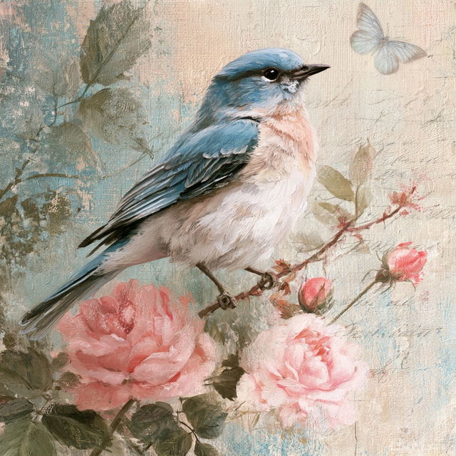 Decoupage style, Midjourney V8.2, render 4 of 4