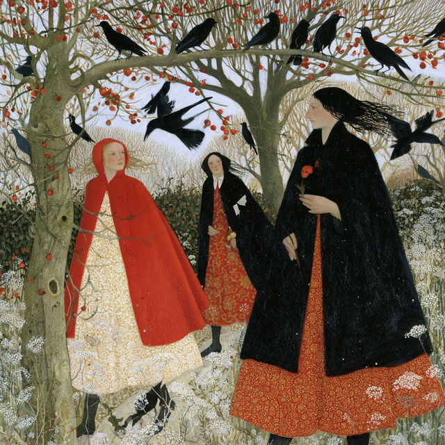 Dee Nickerson style, Midjourney V8.2, render 2 of 4