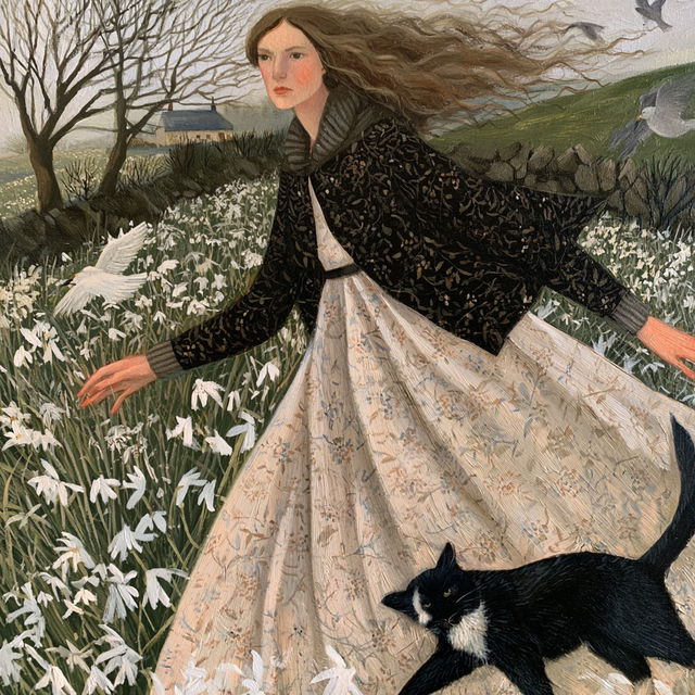 Dee Nickerson style, Midjourney V8.2, render 3 of 4