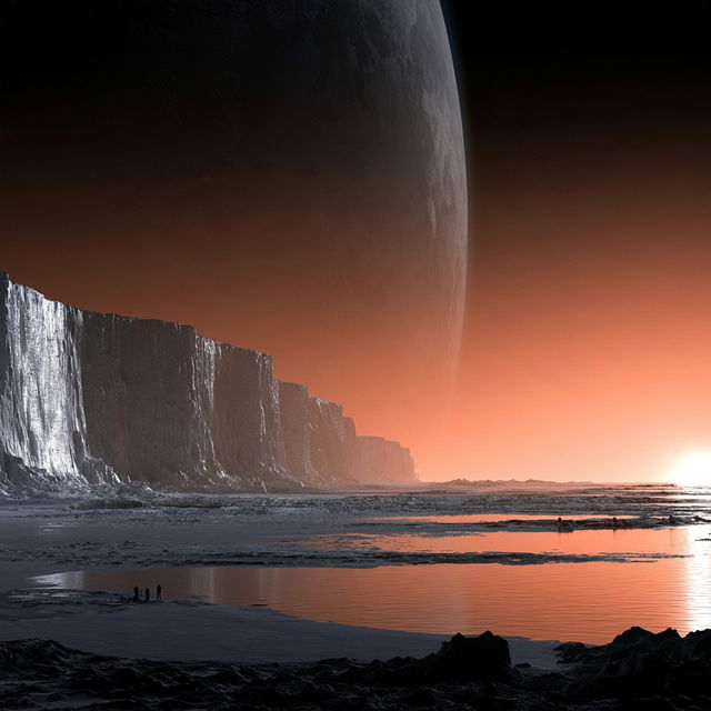 Winter Planetfall style, Midjourney V8.2, render 2 of 4