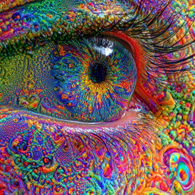 DeepDream style, Midjourney V8.2, render 4 of 4
