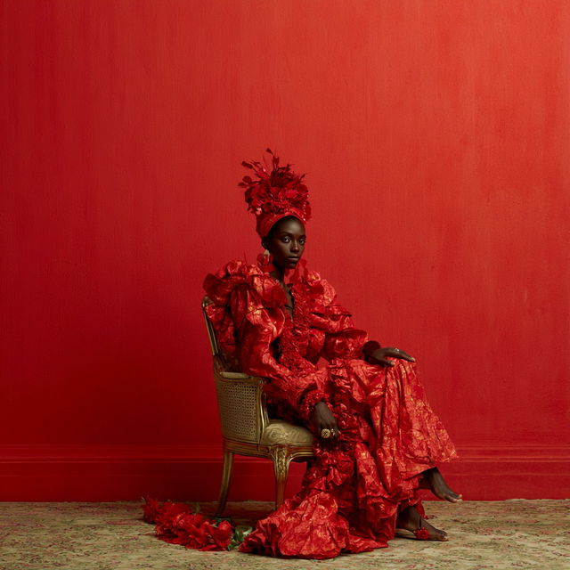Delphine Diallo style, Midjourney V8.2, render 2 of 4