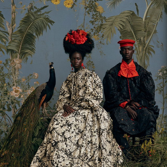 Delphine Diallo style, Midjourney V8.2, render 3 of 4