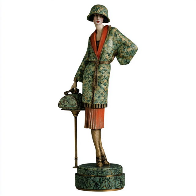 Demetre Chiparus style, Midjourney V8.2, render 4 of 4