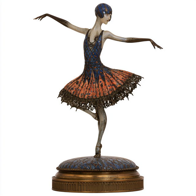 Demetre Chiparus style, Midjourney V8.2, render 3 of 4