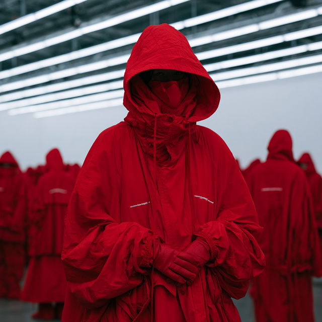 Demna Gvasalia style, Midjourney V8.2, render 3 of 4