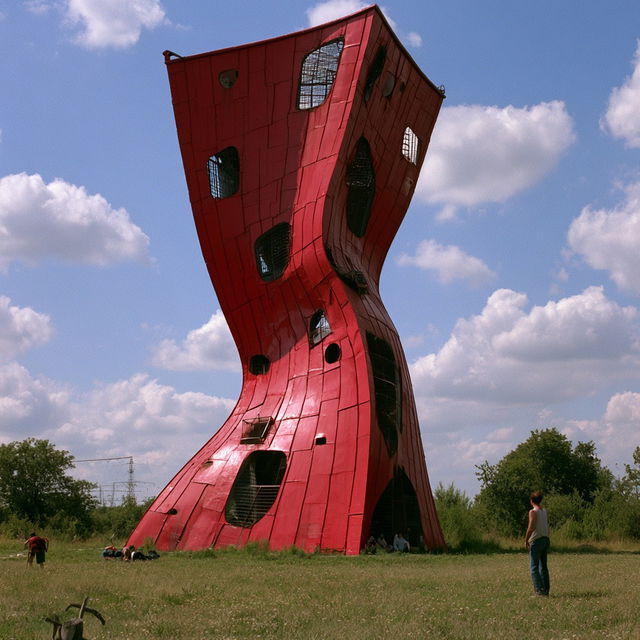Dennis Oppenheim style, Midjourney V8.2, render 2 of 4