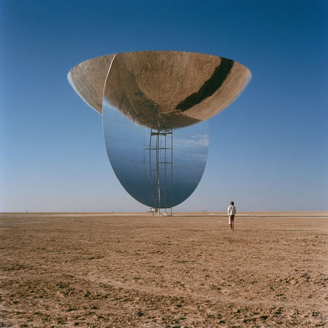 Dennis Oppenheim style, Midjourney V8.2, render 1 of 4