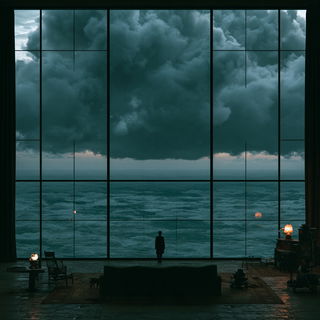 Depressed atmosphere style, Midjourney V8.2, render 2 of 4