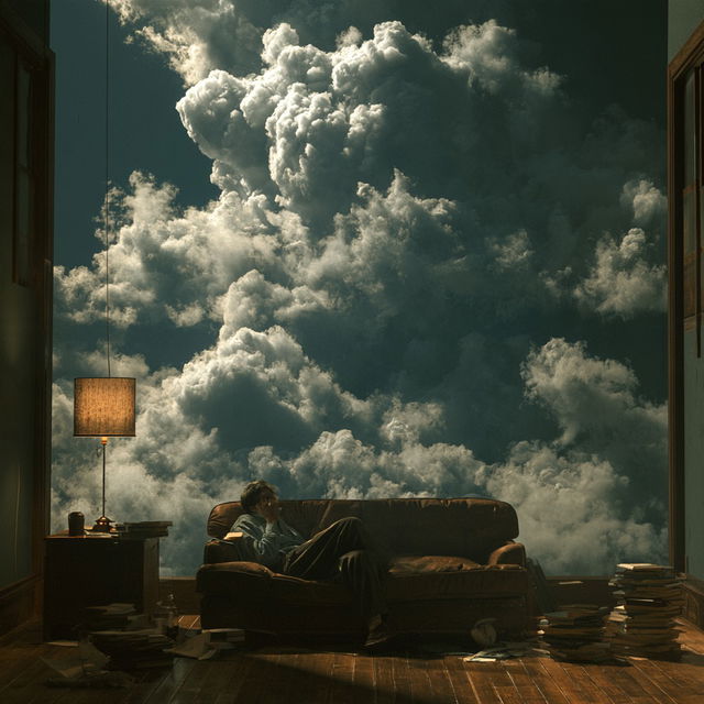 Depressed atmosphere style, Midjourney V8.2, render 3 of 4