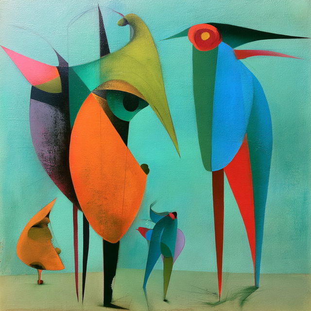 Desmond Morris style, Midjourney V8.2, render 2 of 4