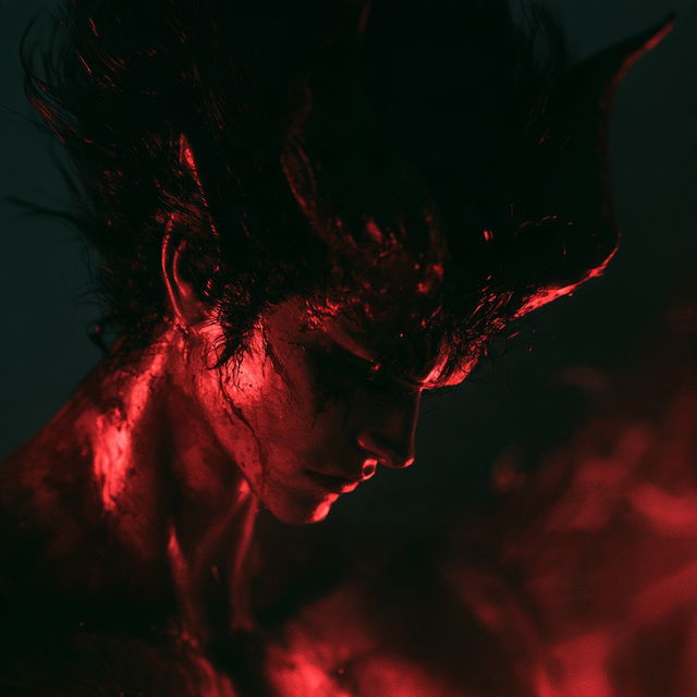 Devilman Crybaby style, Midjourney V8.2, render 1 of 4