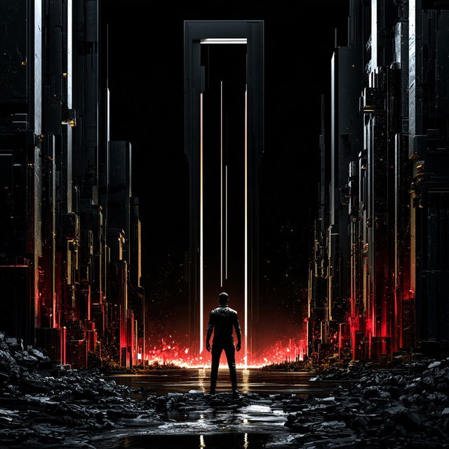 Magma Mirror style, Midjourney V8.2, render 2 of 4