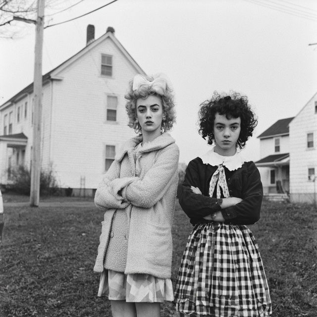Diane Arbus style, Midjourney V8.2, render 2 of 4