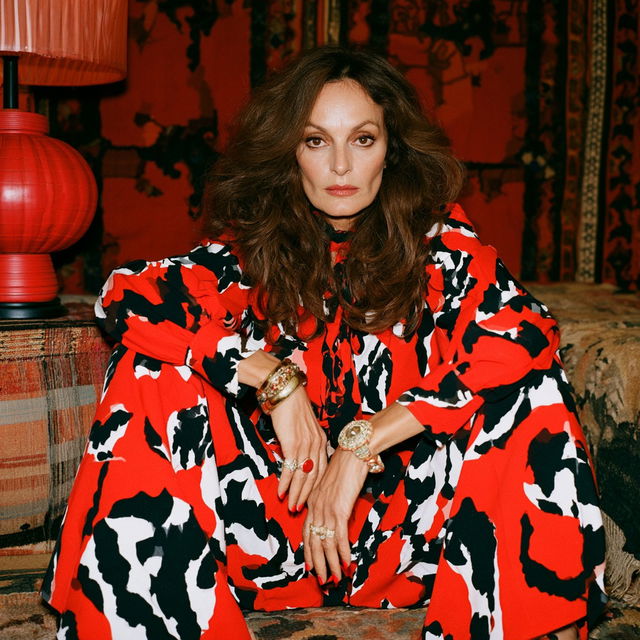 Diane von Furstenberg style, Midjourney V8.2, render 3 of 4