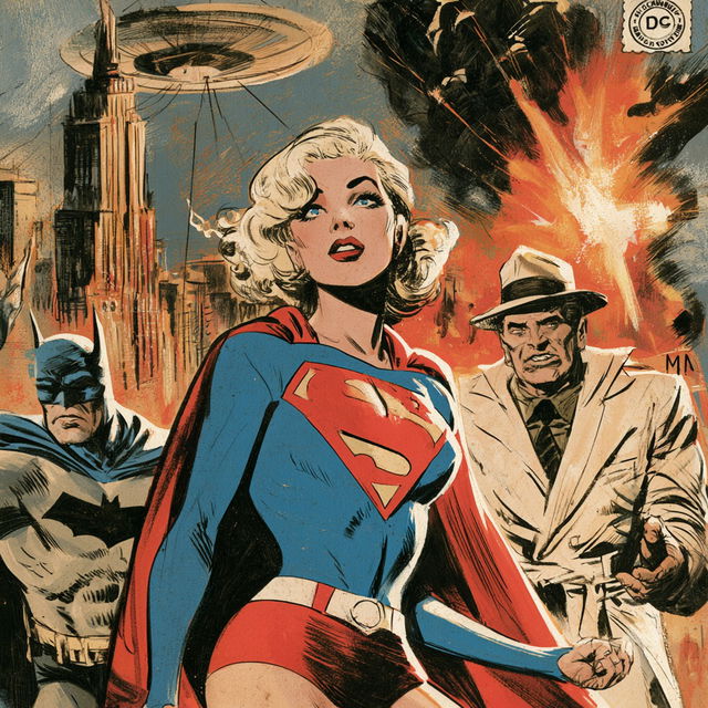 Dick Giordano style, Midjourney V8.2, render 4 of 4