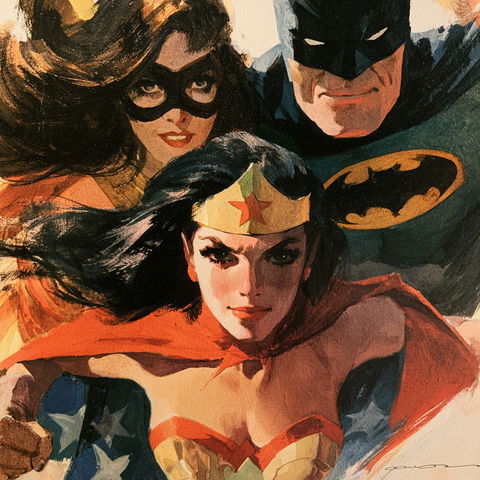 Dick Giordano style (Illustrators), Midjourney V8.2