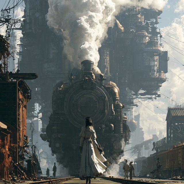 Dieselpunk style, Midjourney V8.2, render 4 of 4