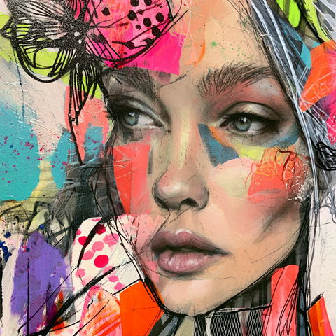 Dina Wakley style (Painters), Midjourney V8.2