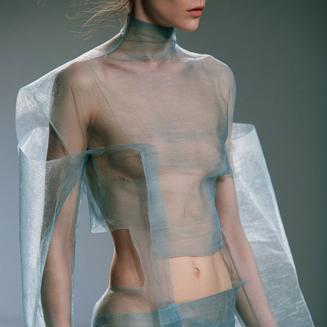 Dion Lee style, Midjourney V8.2, render 2 of 4