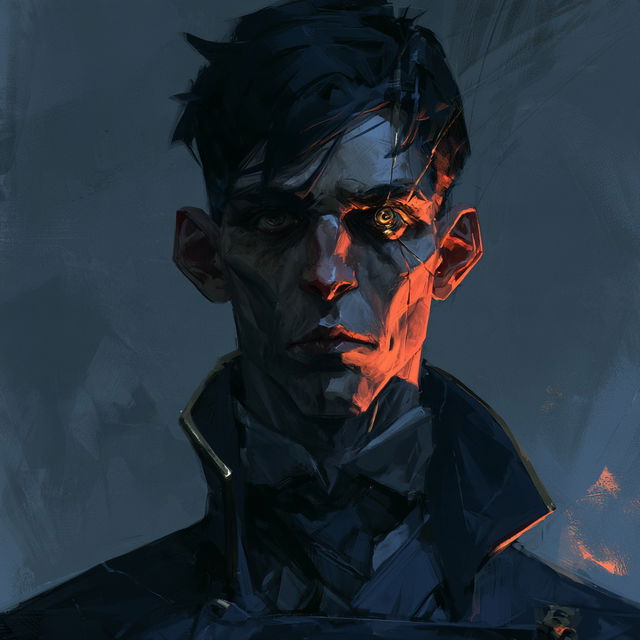 Dishonored style, Midjourney V8.2, render 2 of 4