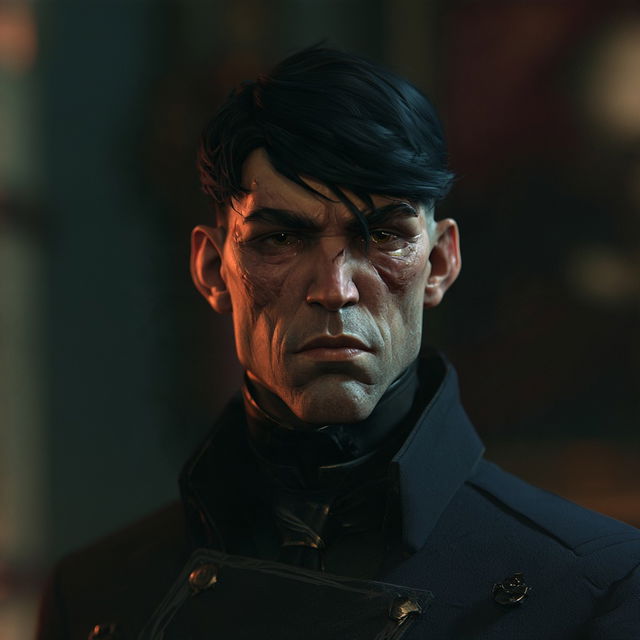 Dishonored style, Midjourney V8.2, render 4 of 4