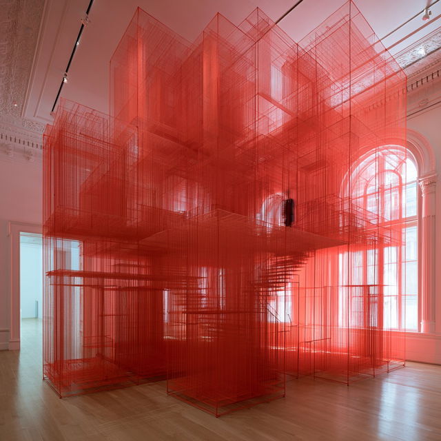 Do Ho Suh style, Midjourney V8.2, render 2 of 4