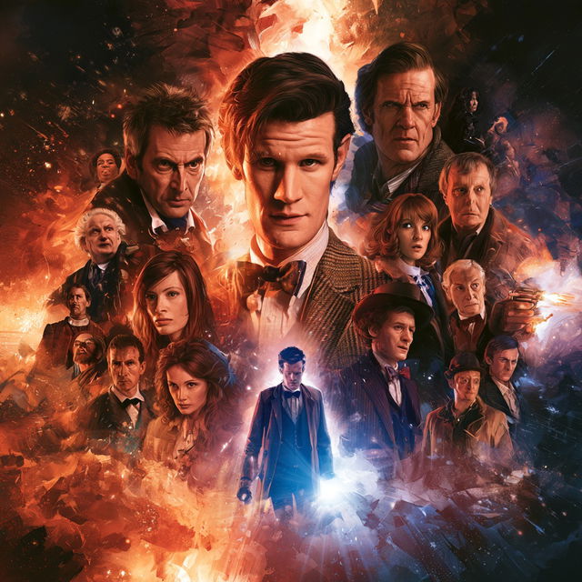 Doctor Who style, Midjourney V8.2, render 2 of 4
