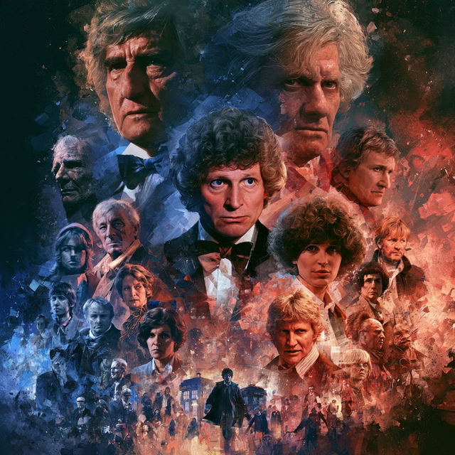 Doctor Who style, Midjourney V8.2, render 1 of 4