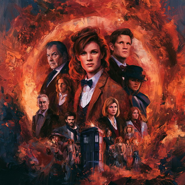 Doctor Who style, Midjourney V8.2, render 4 of 4