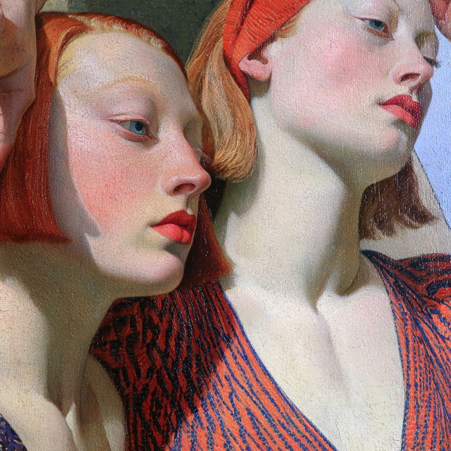 Dod Procter style, Midjourney V8.2, render 1 of 4
