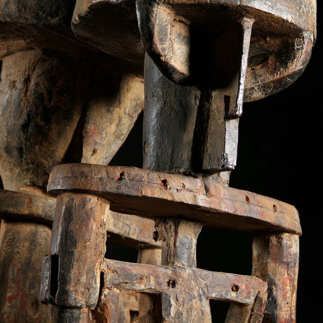 Dogon art style, Midjourney V8.2, render 4 of 4