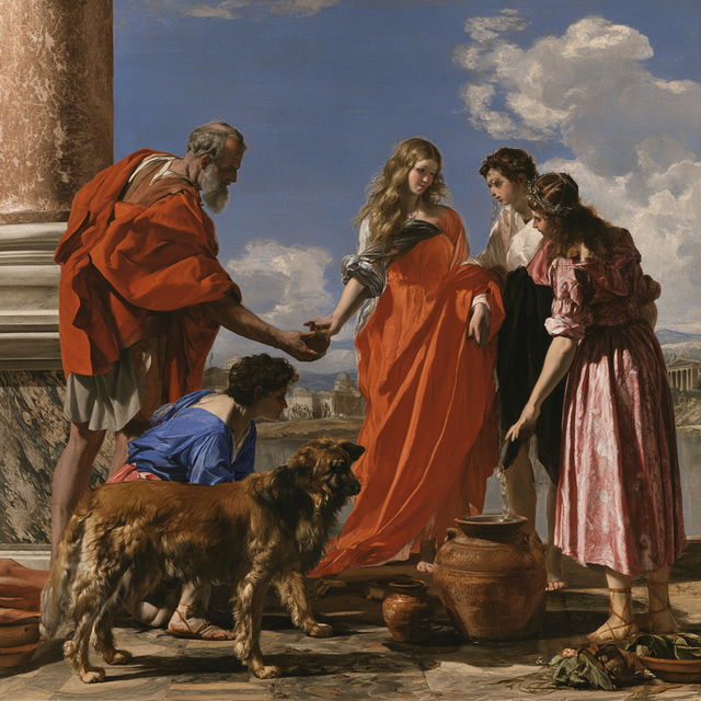 Domenichino style, Midjourney V8.2, render 4 of 4