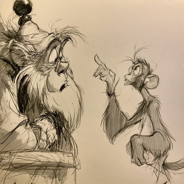 Don Bluth style, Midjourney V8.2, render 3 of 4