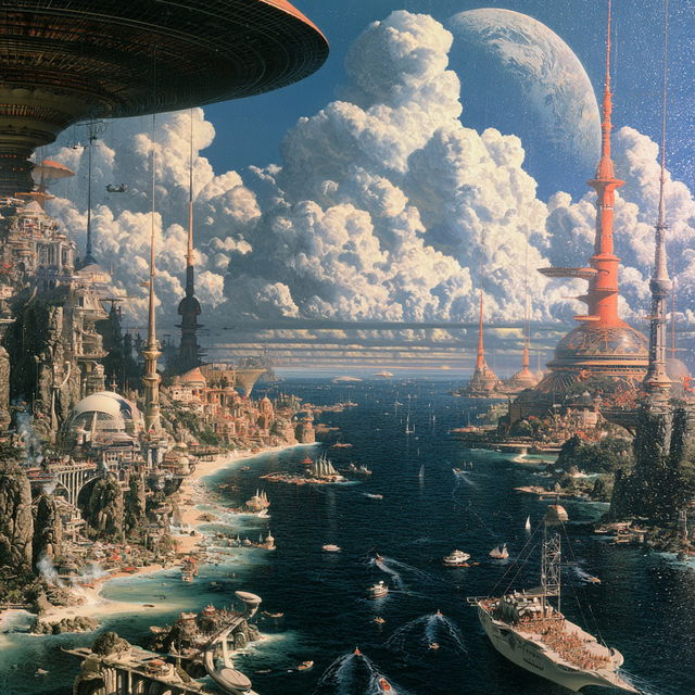 Don Dixon style, Midjourney V8.2, render 2 of 4