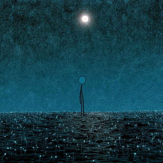 Don Hertzfeldt style, Midjourney V8.2, render 4 of 4