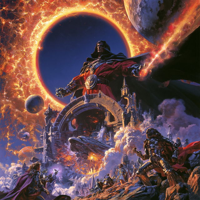 Don Maitz style, Midjourney V8.2, render 2 of 4