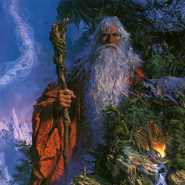 Don Maitz style, Midjourney V8.2, render 3 of 4