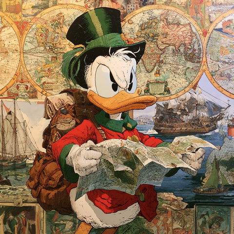 Don Rosa style (Illustrators), Midjourney V8.2
