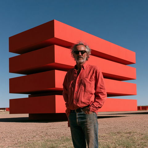 Donald Judd style (Painters), Midjourney V8.2