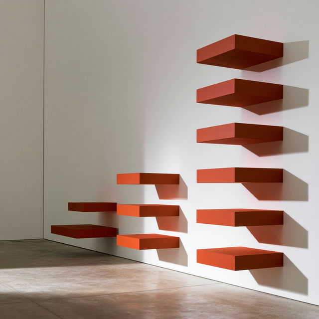Donald Judd style, Midjourney V8.2, render 3 of 4