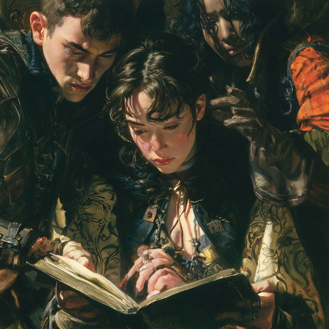 Donato Giancola style, Midjourney V8.2, render 4 of 4